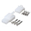 Conector automotriz 3  pines juego macho y hembra