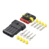 Conector automotriz impermeable 4 pines juego macho y hembra