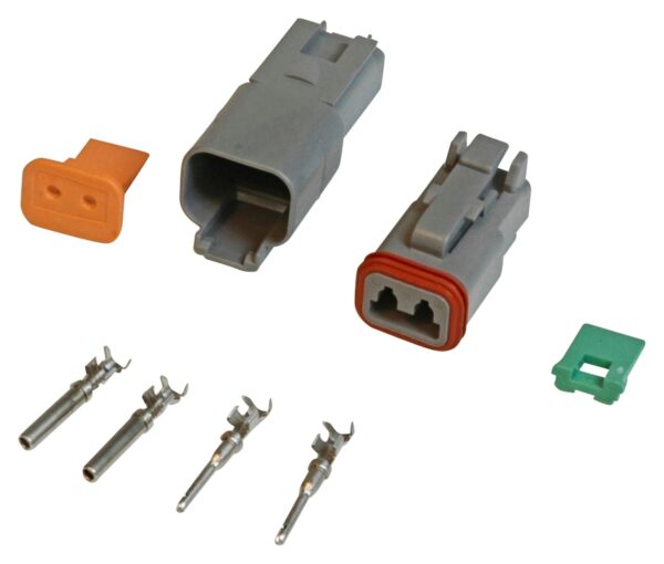 Conector automotriz hermético Deutsch 2 pines juego macho y hembra
