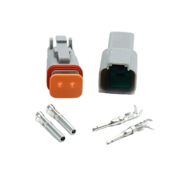Conector automotriz hermético Deutsch 2 pines juego macho y hembra - Image 2