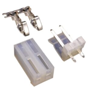 Conector Molex Ch3.96mm 2p rectos macho y hembra