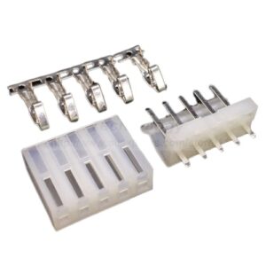 Conector Molex Ch3.96mm 5p rectos macho y hembra