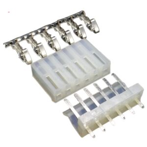 Conector Molex Ch3.96mm 6p rectos macho y hembra