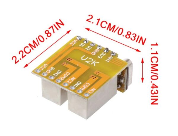 Módulo Relay inalámbrico de 2 canales  433MHz - Image 2