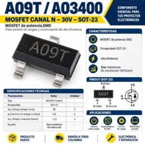 AO3400 A09T x 5 unidades