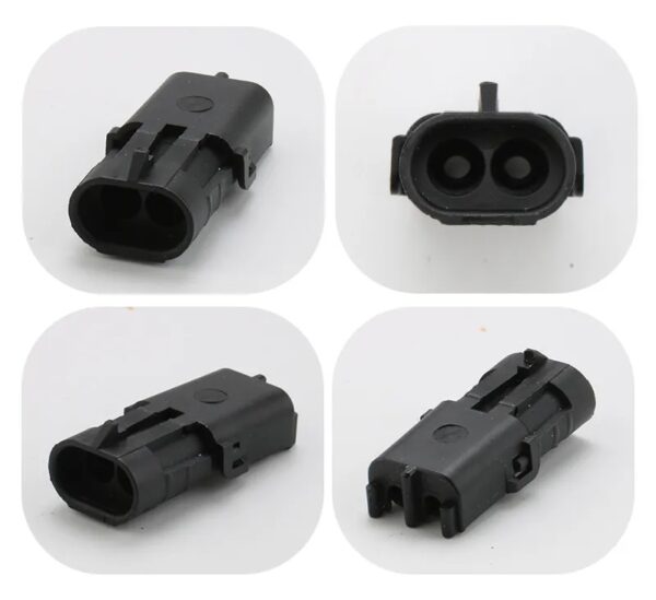 Conector automotriz delphi 2 pines impermeable - Image 4