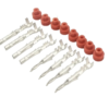 Pines macho y hembra para conector automotriz delphi 4