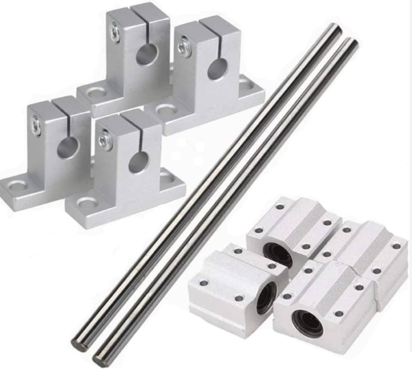 Kit Cnc Guías Lineales 12mm X 500mm + 4 Scs12 + 4 Sk12 - Image 3