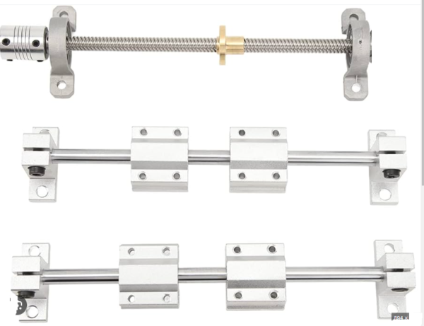 Kit Cnc Guías Lineales 12mm X 500mm + 4 Scs12 + 4 Sk12 +Tornillo Trapezoidal - Image 3