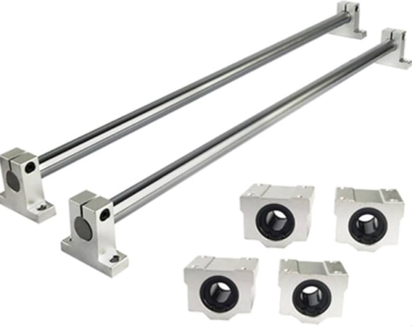 Kit Cnc Guías Lineales 12mm X 500mm + 4 Scs12 + 4 Sk12 - Image 2