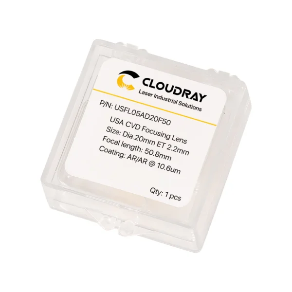 Lente Laser Co2 Cloudray 20mm Longitud Focal 50.8mm Usa Cvd