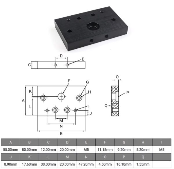 Eje Z 250mm Actuador Lineal C Beam Para Cnc - Image 6