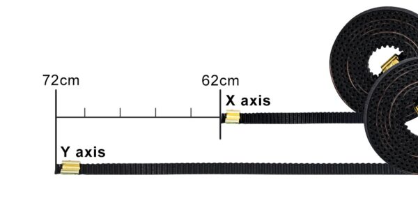Correa de distribución eje X para Impresora Ender 3 V3 - Image 2