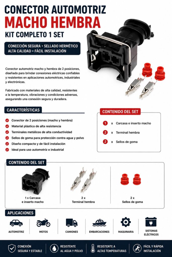Conector Impermeable De 2 Pines Serie Te De 3,5 Mm Dj7021a-3