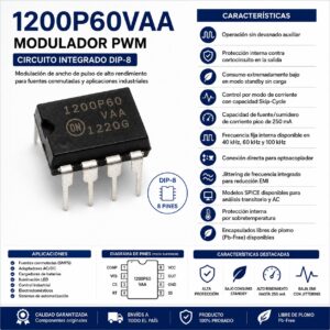 Circuito Integrado Ncp1200 1200d60 Dip 8