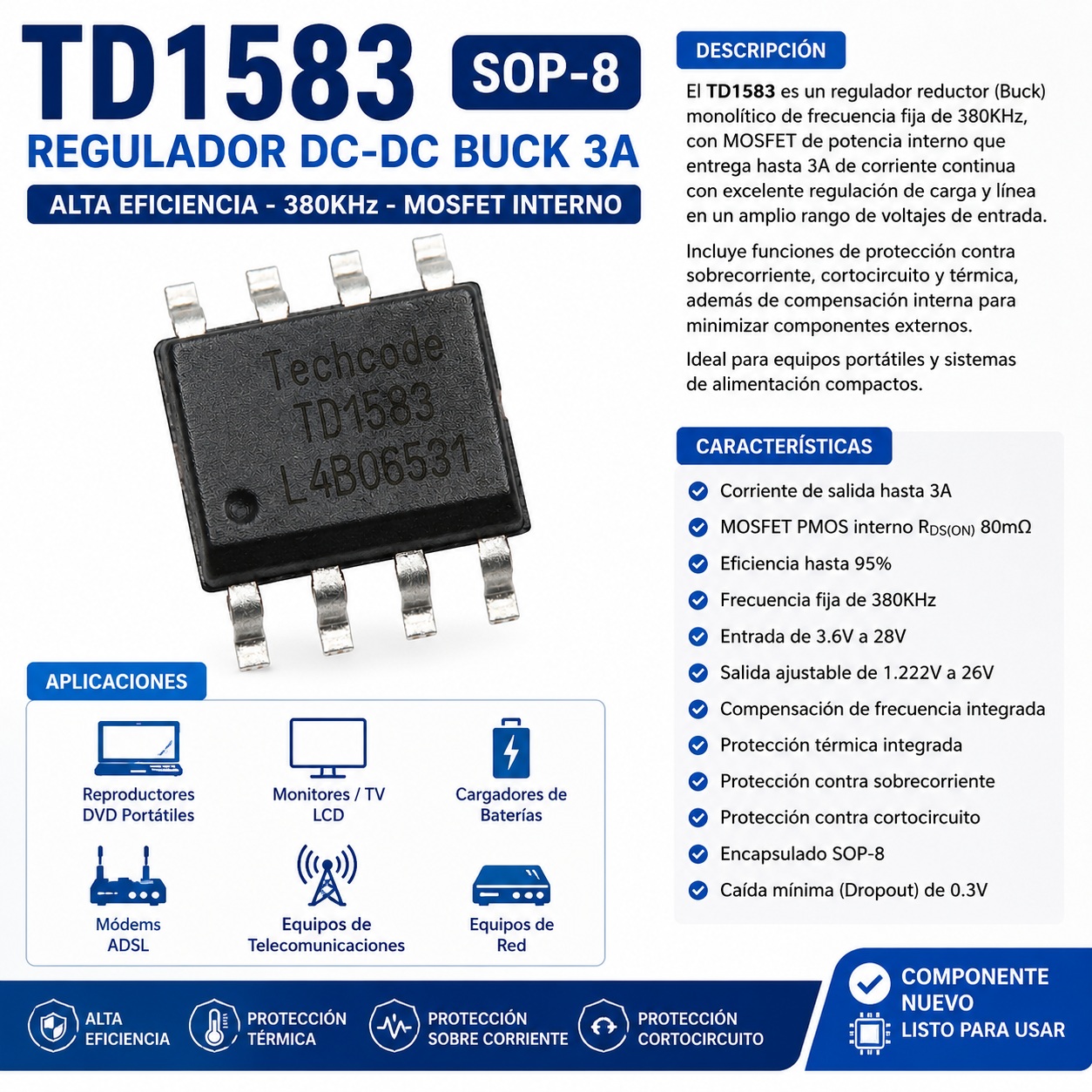 TD1583 Smd Sop 8